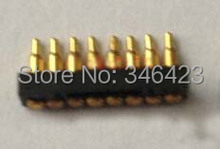 [PR] pogo pin connector 8P spring contact pins leather thimble Free Shipping 2024 - buy cheap