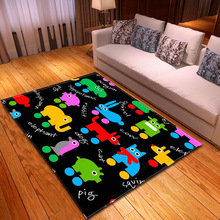 Cartoon Series Carpet Kids Room Area Rugs Baby Play Crawl Rug Soft Flannel Children Gift Soft Carpets for Living Room Decoration 2024 - buy cheap