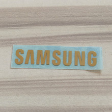 Металлическая паста для Samsung galaxy S3 s4 s5, логотип Samsung 31x6 мм, 10 шт./лот 2024 - купить недорого