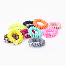 10pcs/lot Candy Fluorescence Colored Hair Holders High Quality Rubber Bands Hair Elastics Accessories Girl Women Tie Gum 2024 - buy cheap