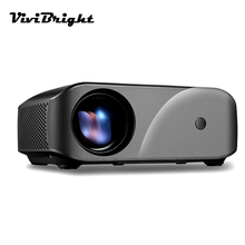 ViviBright Мини проектор F10 1920*720P Разрешение 2800 люмен светодиодный проектор для домашнего кинотеатра Поддержка Full HD портативный 3D проектор 2024 - купить недорого