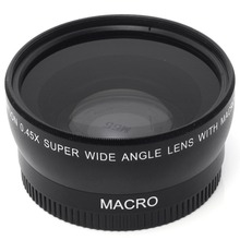 Lightdow-lente de câmera de alta definição, 55mm, 0.45x, ângulo amplo + lente macro, para sony a77 a280 a290 a380 a390 a580 a590, 18-55mm 2024 - compre barato