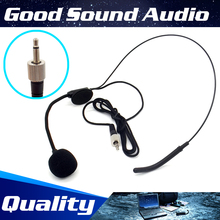 5Pcs/lot Black Screw Thread Lock 3.5mm Plug Ear Hook Microfone Headworn Mic Headset Microphone For Wireless BodyPack Transmitter 2024 - buy cheap
