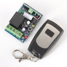 Interruptor remoto sem fio dc 12v 1ch, sistema de iluminação, transmissor receptor, 433.92mhz 315mhz, função de código de aprendizagem