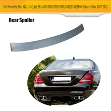 S класс серый ABS задний спойлер крыла окна для Mercedes Benz W221 S63 AMG S350 S400 S450 S500 S550 S600 Седан 4 двери 07-12 2024 - купить недорого