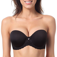 YANDW Black Bras For Women Lace Bralette Underwire Thin Cup Unlined Underwear Sexy Bras Size 32 34 36 38 40 42 44 46 B C D E F G 2024 - buy cheap