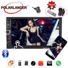 7''2Din Car Radio Bluetooth MP5 FM/TF/USB/AUX Stereo Mirror Link for Android GPS 2024 - buy cheap