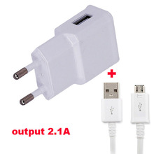 Power Adapter Mobile Phone EU Travel Charger 2.1A+USB Data Cable For Huawei Mate 8 Mate8,Honor Play 5X Enjoy 5,Enjoy 5s 2024 - buy cheap