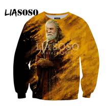 LIASOSO Latest  Sweatshirt Menswear Womens Movie Raytheon 3D Color Print Fashion Sweatshirt Top Brand Clothing M057 2024 - buy cheap