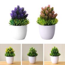 1Pc Fashion Artificial Potted Fake Succulents Plant Bonsai Table Fake Flower Simulation Decor for Home Office Hotel Garden 2024 - buy cheap
