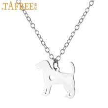 TAFREE-collar de acero inoxidable para hombre y mujer, Gargantilla con colgante de perro, animal exquisito, Reino Unido, Beagle, regalo para amantes de los perros, SKU17 2024 - compra barato