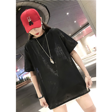 2019 Summer Fashion Bright T-shirt Womens Short Sleeve T-shirts Korean Ladies Loose Ins Tops Women Casual Solid T-shirt Hot Sale 2024 - buy cheap