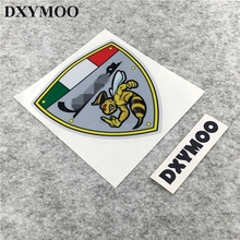 Moto GP Car Stickers Italy Flag Shield Motorcycle Auto Window Vinyl Decals for Italy Vespa Piaggio Honeybee 2024 - buy cheap