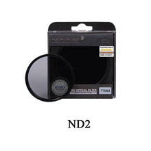 Zomei-filtro de alta qualidade nd2/nd4/nd8, filtro de densidade neutra, para canon, nikon, sony, pentax, lente de câmera, 52/55/58/62/67/72/77/82mm 2024 - compre barato