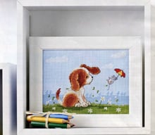 FREE delivery Top Quality hot counted cross stitch kit puppy and mouse, dog mouse 2024 - buy cheap