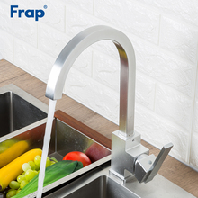FRAP Kitchen Faucet space aluminum kitchen mixer faucet sink taps saving water deck mounted cold and hot water faucets 2024 - buy cheap