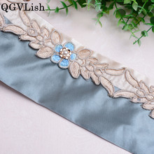 QGVLish 12M/lot 10cm Wide Embroidery Curtain Lace Ribbon Belt Lace Trims DIY Clothing Cushion Decor Handmade Curtain Accessory 2024 - buy cheap