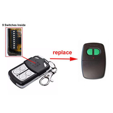 2pieces Garage Doors Remote Control compatible with ACCENT Black Green button CAD602 high quality fine 2024 - buy cheap