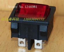 [SA]Red illuminated power switch Pyunik PRONIC two tranches square legs Dual Rocker Switch BR1-22A--100PCS/LOT 2024 - buy cheap