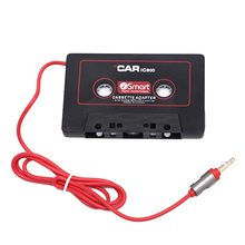 110cm Universal Black Car Stereo Audio Cassette Adapter For Phone MP3 CD Player Audio Tape Adapter 3.5mm Jack Plug 2024 - buy cheap