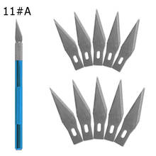 11 Blades Craft Artwork Cutting Knife DIY Carving Knife Stencil Scoring Hobby Chiseling Model Repairing Sculpture Scalpel Knife 2024 - buy cheap