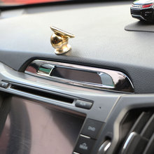 Carmilla-pegatina embellecedora para consola Central de coche, accesorio de ABS cromado para Kia Sportage R, 2012, 2013, 2014, 2015 2024 - compra barato