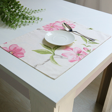 4 Pcs jogos americanos de decoração Floral impresso de alta qualidade de cozinha acessórios montanha isolamento térmico Pad Mat tabela Doilies 2024 - compre barato