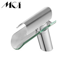 Newly Bathroom Basin Sink Faucet Waterfall Widespread Polish Single Handle Single Hole Mixer Tap Deck Mounted Torneiras Mci 2024 - buy cheap