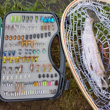 Ultra Fly Fishing flies Set 200pcs Dry Wet Nymph fly lure  kit fishing box for carp trout pike fishing 2024 - buy cheap