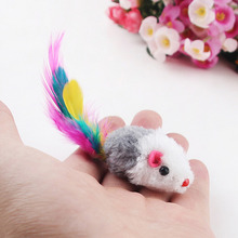 New 5pcs/lot Funny False Mouse Rat Toys for Cat Kitten Colorful Plush Mini Mouse Toys Pets Cat Playing Toy 2024 - buy cheap