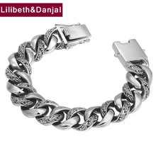 Charm Women's bracelets Bangle 100% 925 Sterling Silver Jewelry for men femme friendship Bracelet pulseras mujer moda 2019 B32 2024 - buy cheap