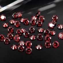 Piedras de Zirconia cúbica brillante de 4-18mm con pegamento redondo en cuentas de cristal de alta calidad 2024 - compra barato