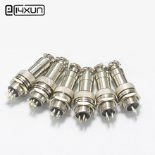 1set GX12 Male & Female Diameter 12mm Wire Panel Connector gx12 Circular Connector Aviation Socket Plug 2/3/4/5/6/7pin 2024 - buy cheap