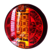 Emark-luces traseras para remolque, lámpara redonda de señal de giro izquierda y derecha, ámbar, 12V/24V, 140mm, 20led 2024 - compra barato