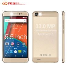 Original YUNSONG YS7pro Mobile Phone 13MP camera 5.5 inch screen MTK6580 Quad Core Dual Sim Cell Phone GSM/WCDMA 3G Smartphone 2024 - buy cheap