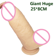 Amaboom-pênis anal realista, 25x8cm, grande, grande, pênis, brinquedo sexual adulto, feminino 2024 - compre barato