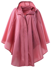 Women's Stylish Pongee Waterproof Raincoat Rain poncho Trench Coat with Hood for Hiking and Biking 2024 - buy cheap
