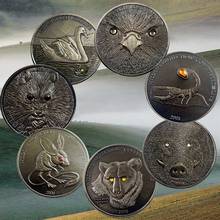 Memorial Coin Collection Mongolian Animals Copy Coin Home Decoration Souvenir Copy Coins Collectibles 2024 - buy cheap