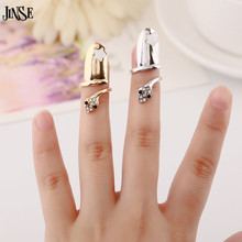 JINSE, милое кольцо со стразами и змейкой, золотое/серебряное кольцо, кольцо для ногтей, кольцо с изображением насекомых для женщин, SXR001 2024 - купить недорого