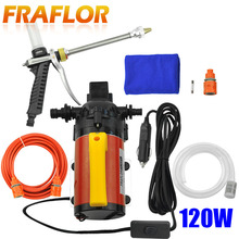 120W Electric Car Washer With Shampoo Foam Gun High Pressure Car Foam Washing Machine 12V With Cigarette Lighter Water Pump Kit 2024 - buy cheap