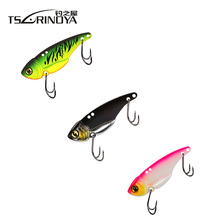 TSURINOYA Metal VIB 7g/10g Hard Bait Fishing Lure With Double Fishing Hooks Double Hole Fishing Wobble Para Pesca 2024 - buy cheap