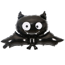 1pc 88*60cm Cute Black Bat Halloween Foil Balloon Toys For Children Birthday Party Balloons Animal Inflate Balls Party Supplies 2024 - buy cheap
