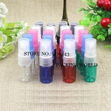 5ML green/blue/transparent/red PET bottle plastic bottle with mist sprayer pump for toner /water /perfume bottle 2024 - buy cheap