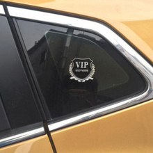 2pcs/lot 3D Metal Car-Styling VIP Emblem Stickers For Cadillac Jaguar Volvo S40 S60 S80 Land Rover Range  Porsche Cayenne 2024 - buy cheap