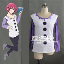 New Top Quality The Seven Deadly Sins Lust Gowther Cosplay Costume Vest+T shirt 2024 - buy cheap
