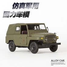 Alloy Diecast 1/32 Electronic light & sound Pull Back Cars Model Kids Toys Military Truck/Jeep Car Vehicle Gift for Children 2024 - buy cheap