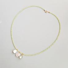 Lii Ji-abalorios de perlas de agua dulce, piedra auténtica, Peridoto, Cuarzo Rosa, labradorita, cierre S925, collar delicado hecho a mano 2024 - compra barato