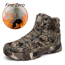 Botas masculinas de couro, para inverno, outono, militares, alta qualidade, força especial, combate no deserto, calçados de neve, trabalho, exército, imperdível 2024 - compre barato