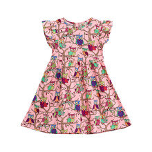Платье без рукавов с цветочным рисунком для маленьких девочек; весенняя одежда для девочек; платье принцессы; vestidos; Прямая поставка 2024 - купить недорого