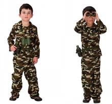 Бесплатная доставка Fantasia Disfraces, детские костюмы на Хэллоуин, костюмы для мальчиков-солдат, детские костюмы для косплея 2024 - купить недорого
